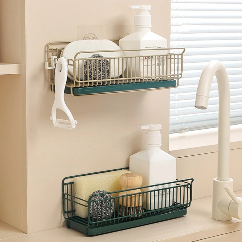 Waterproof Storage Rack Kitchen Sink Organizers Wall Mounted Shelf for Sink Dropshipping