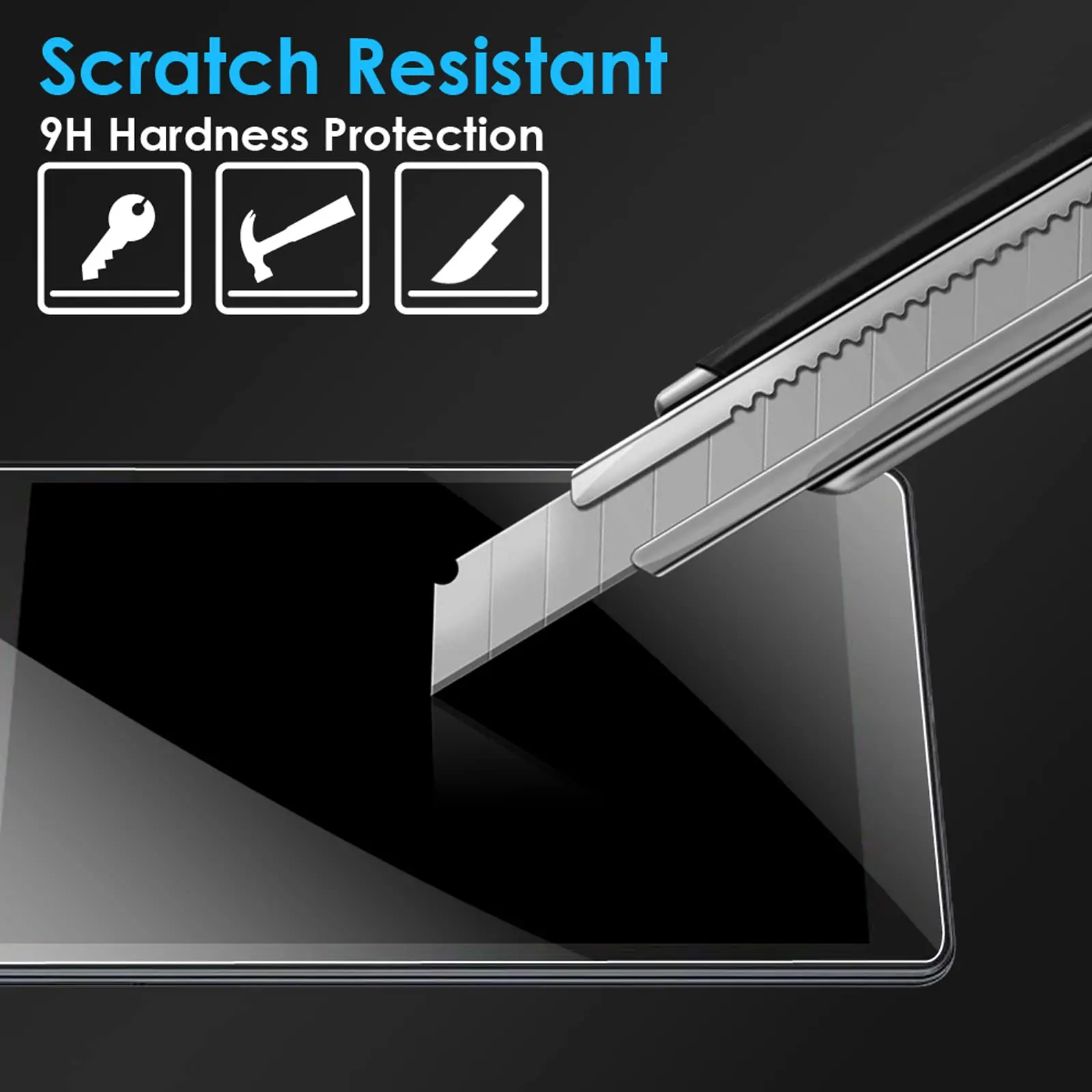 (3 Pack) Tempered Glass For Samsung Galaxy Tab A 8.0 2019 SM-T290 SM-T295 T290 T295 Anti-Scratch Tablet Screen Protector Film