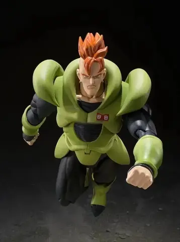 I lager Bandai Sh Figuarts SHF SDCC Android 16 Exklusiva Actionkaraktärer Anime Modellleksaker 6 best sales Android 16-figur - №6
