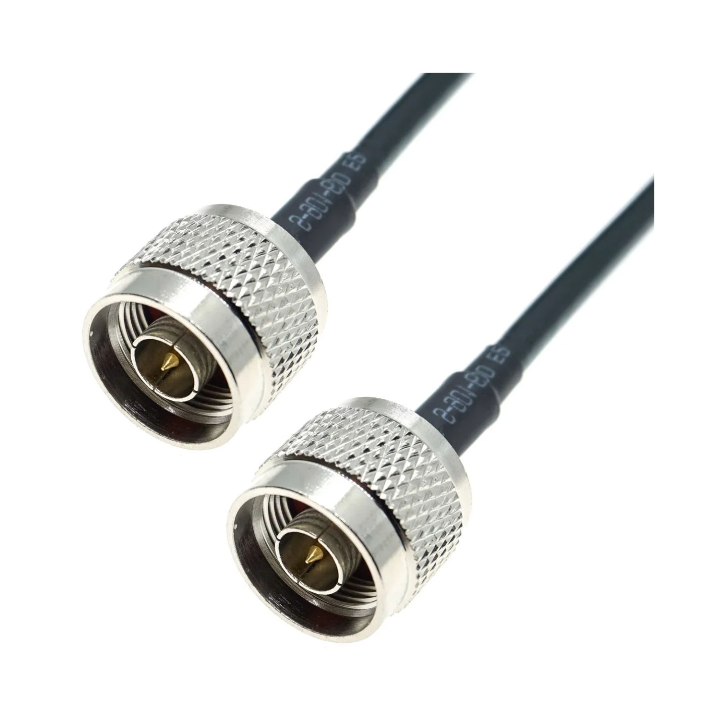 RG58 N-Type Male to N-Type Male Plug Crimp Connector Lot Coaxial Cable Extension Pigtail Jumper 50 Ohm 1M 2M 3M 5M 10M 20M