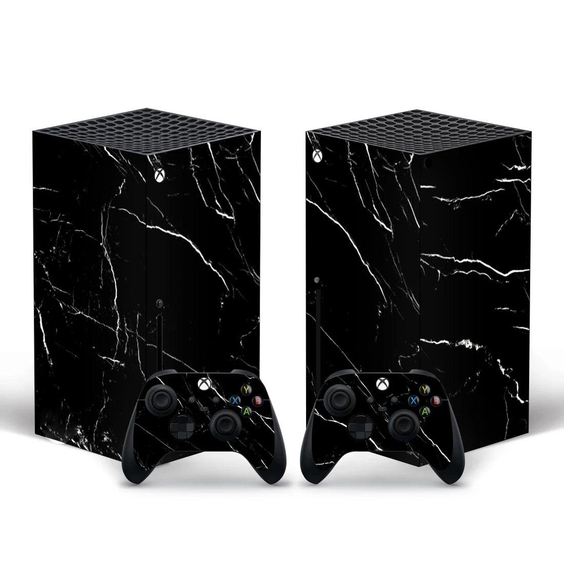 لوحدة التحكم Xbox Series X من الفينيل ملصق جلدي غطاء وحدة التحكم غمبد واقية لملحقات Xbox Series X