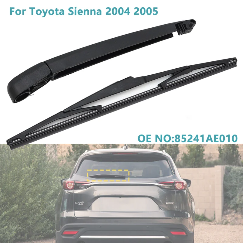 Car Rear Wiper Blade Blades Back Window Wipers Arm For Toyota Sienna LE XL20 2004 2005 OE:85241AE010  car Accessories Wiper 14