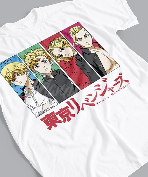 T-shirt for Anime Tokyo Revengers: Protagonistas Thousand Winters