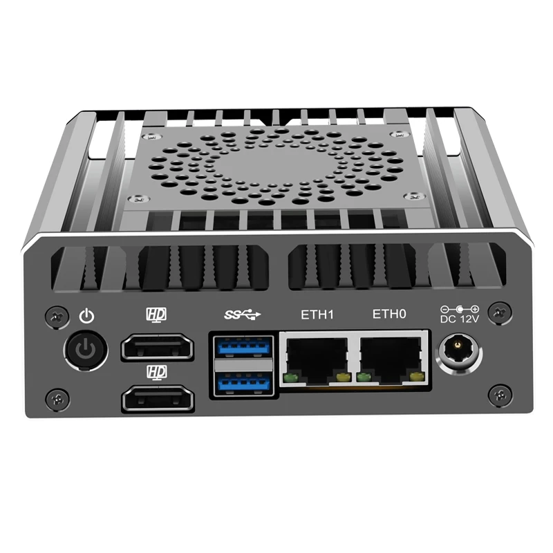 Router PC Intel i3-N305 N100 terbaru, PC Mini 2 * i226 2.5G 2 * HDMI2.0 2 * USB3.2 DDR5 4800MHz PCIex4 DIY NAS Firewall Server komputer