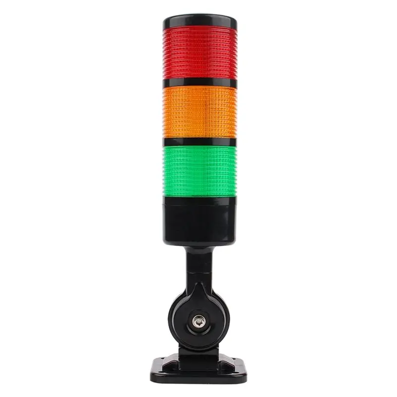 N84R DC12-24V CNC Machine LED Signal Tower Light With Buzzer For Industrial Warning System