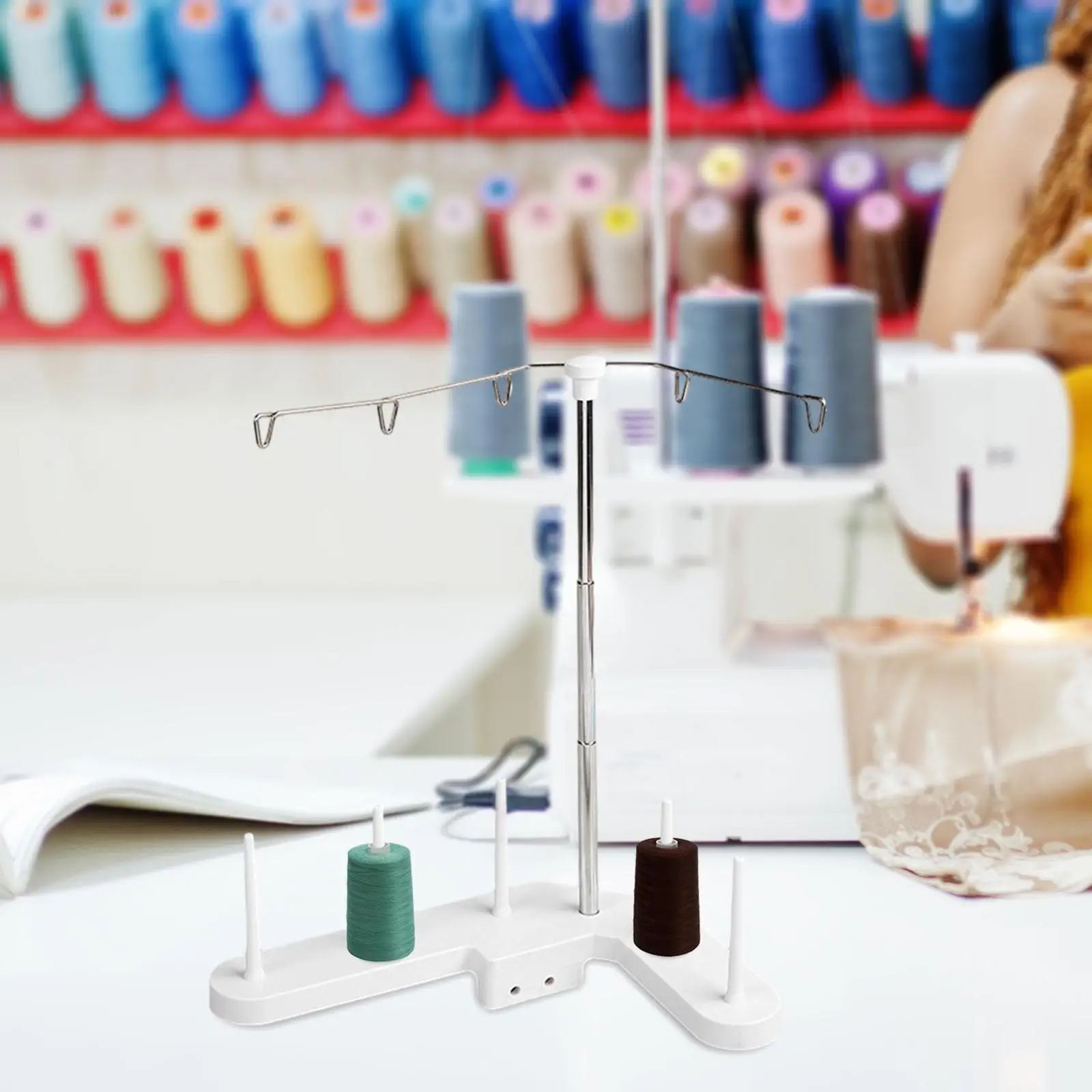 

Держатель катушки для ниток, домашний прочный держатель для 5-катушек, подставка для ниток для бытовой машины для пальто, фитинги для промышленных швейных машин