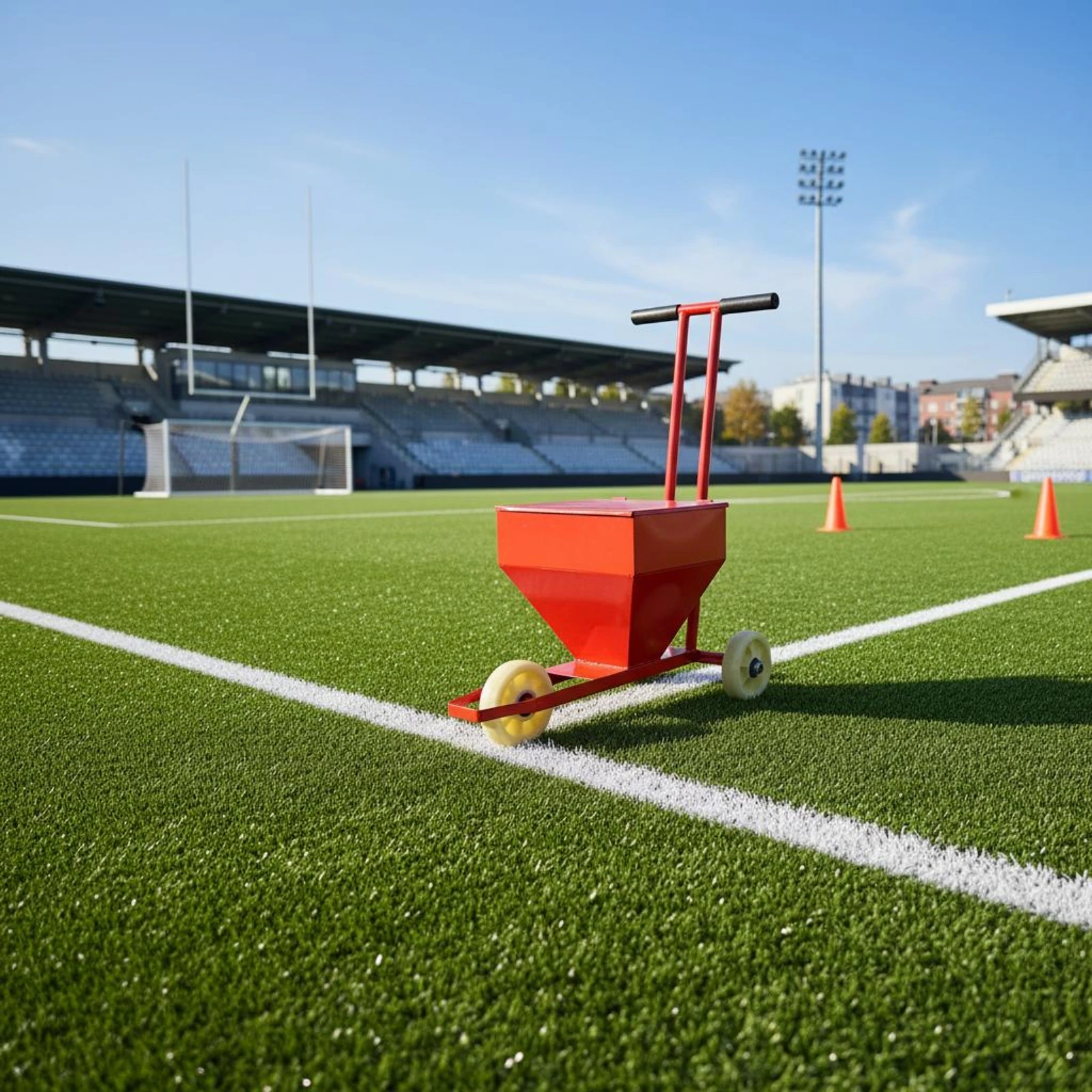 Lime Powder Line Marker Chalk Dust Marking Machine Sport Field Line Chalker Football Pitch Construction Site Layout Marking Tool