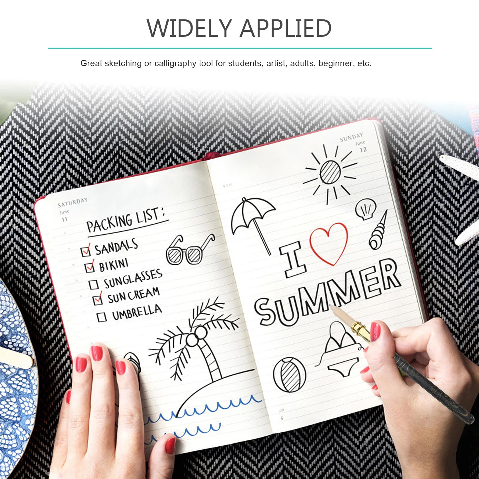 موسع قلم رصاص من الخيزران، صلابة عالية، لا يتلف بسهولة، أدوات فنية هدية مثالية للفنانين والطلاب، موسع من الخيزران