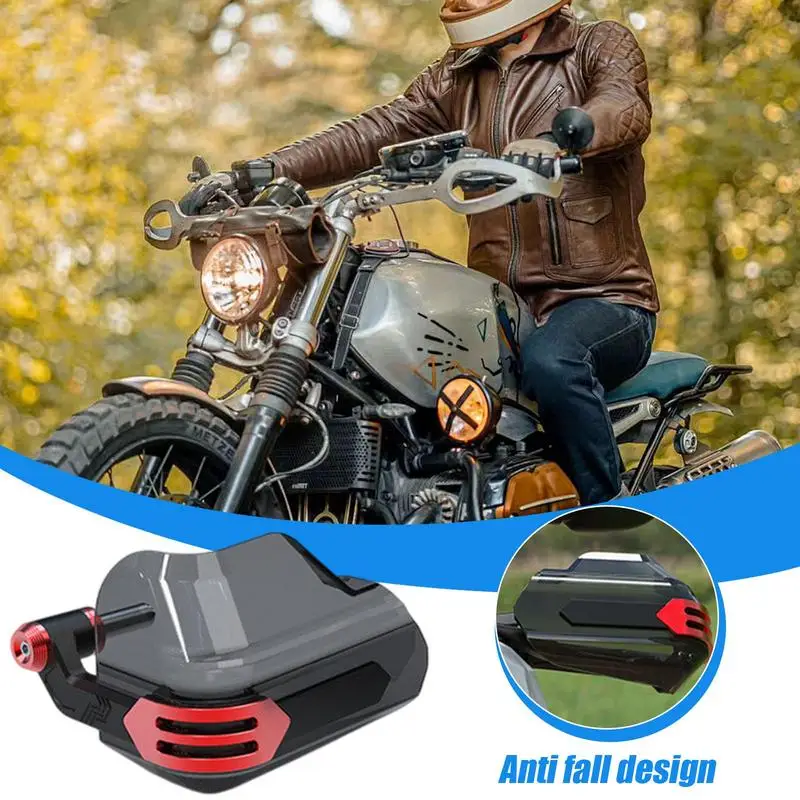 Dirt Bikes Handguards Anti-Fall Motorcycle Handlebar Guards Motorcycle Wind Deflector Handle Wind Deflector Sturdy Motorcycle