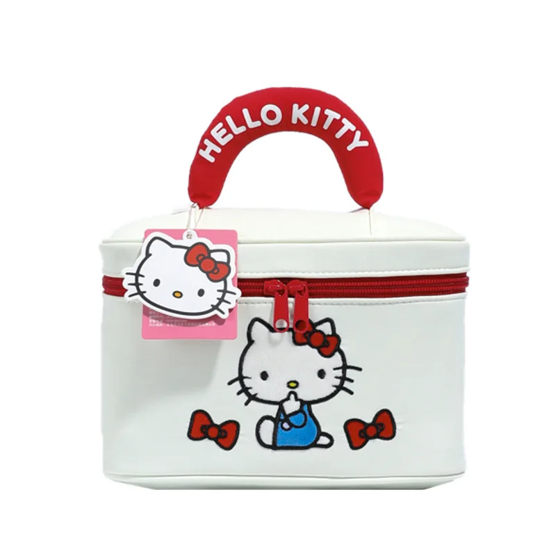 

Sanrio Hello Kitty Cute Cartoon Portable Cosmetic Bag Large Capacity 3D Travel Cosmetic Storage Bags Case Organizer Holder Gift