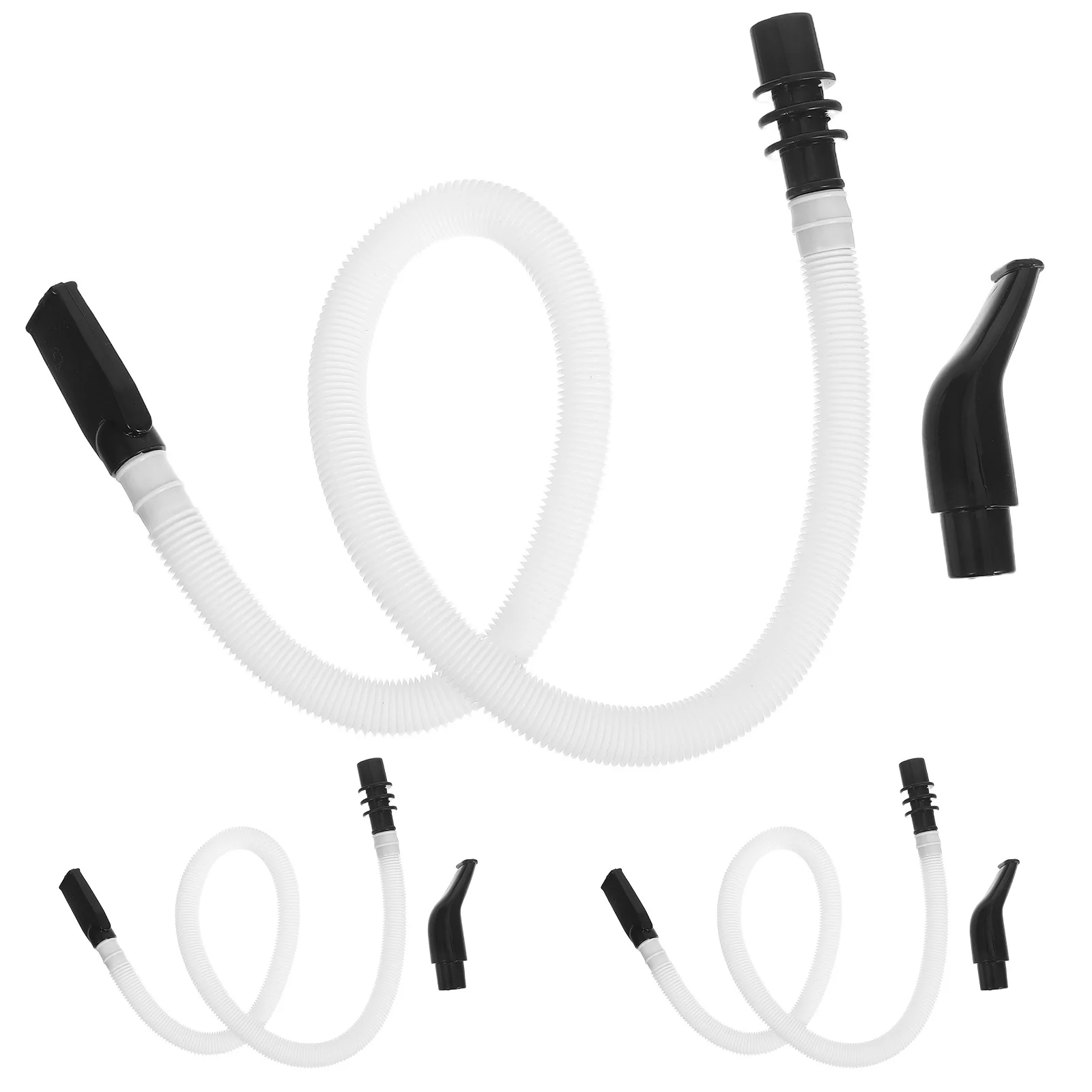 

3Set Melodica Mouthpiece Flexible Plastic Tube Replacement Parts Long Pianica Tubes Accessories for Air Piano Keyboard