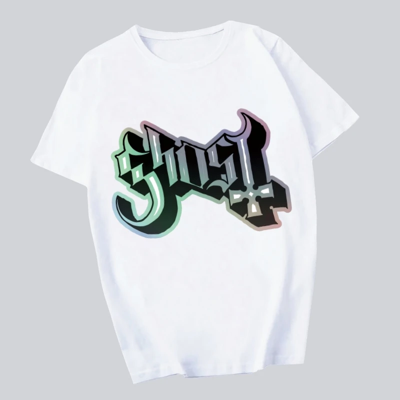 

Ghost Band Skeletá Satanized Rock Metal Men's t shirt Summer Short Sleeve Printed chewing print Funny Harajuku tshirt Tops Men's