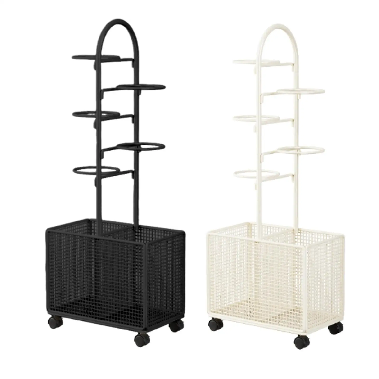 

Indoor Basketball Storage Rack Space Saving Multifunctional Easy to Clean Football Holder for School Household Gym Kindergarten