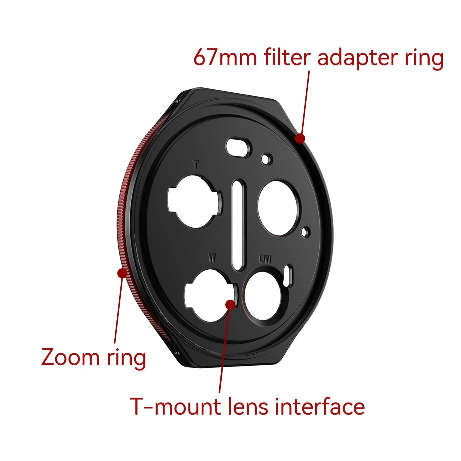 Pierścień adaptera zoomu Fotorgear do Xiaomi 17 Ultra, pierścień adaptera zmiennej mocy zoomu do profesjonalnego zestawu fotograficznego, obiektyw makro. — zdjęcie produktu 6