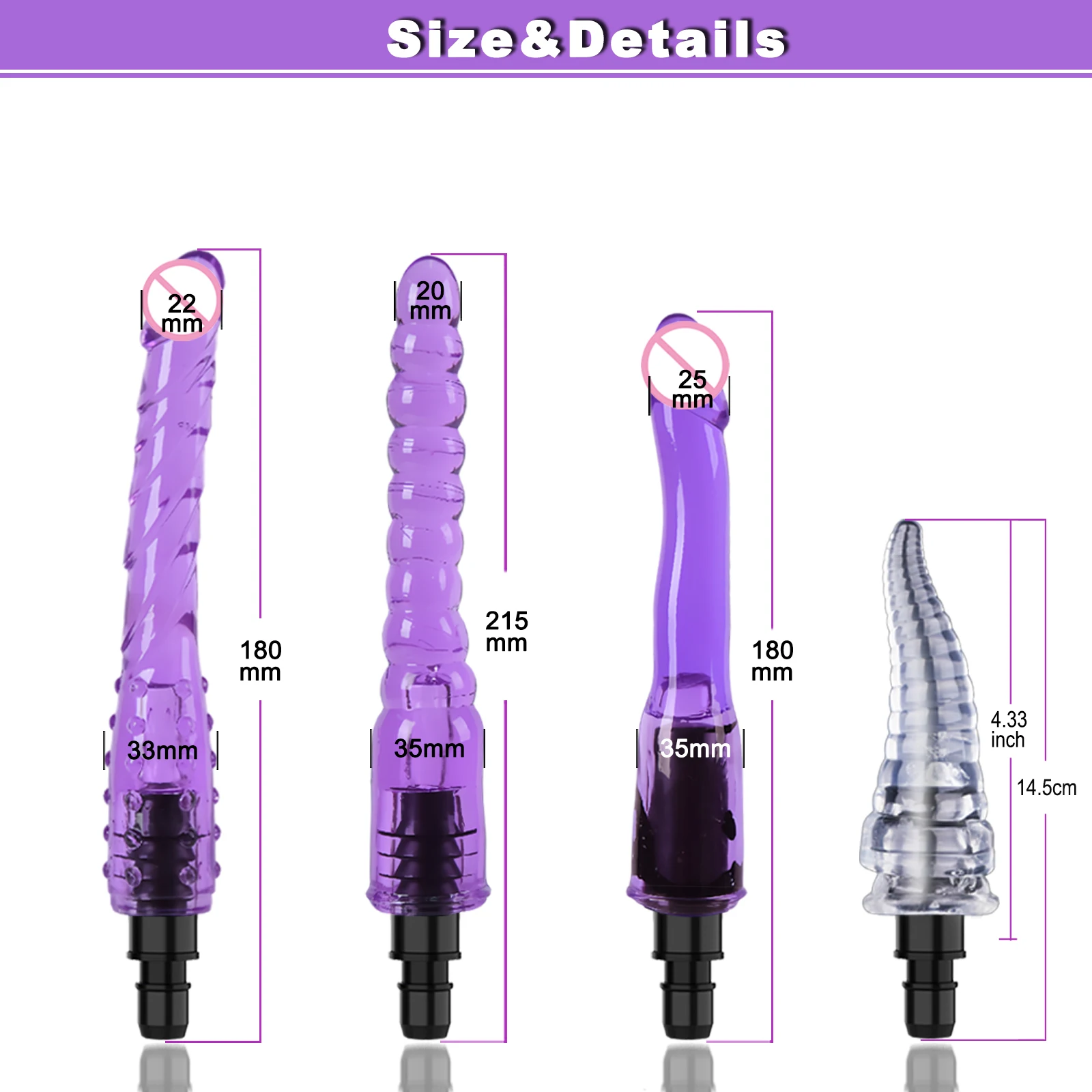 Massage gun Head Automatic Sex Machine Male Female Sex Toy Masturbator Enhance Pleasure Dildo Vibrator Adult Gift for Couples 18 gallery 3