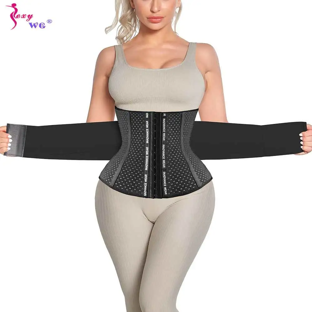 

SEXYWG Waist Trainer for Women Weight Loss Belly Belt Waist Cincher Slimming Band Girdles Corset Fat Burner Body Shaper Workout