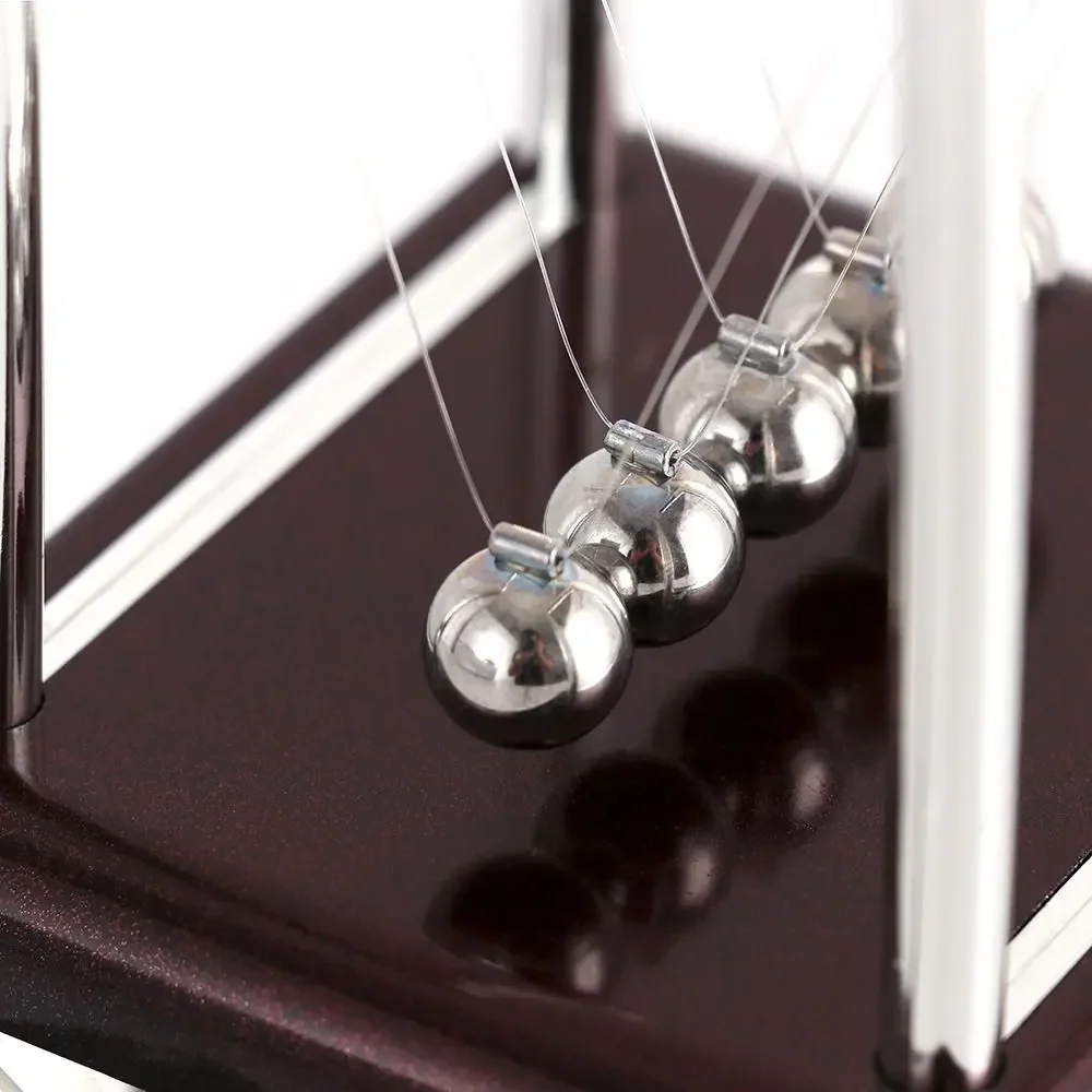 Newton Cradle Balance Steel Balls School Teaching Supplies Physics Science Pendulum Desk Toy Gifts Home Decoration view 6