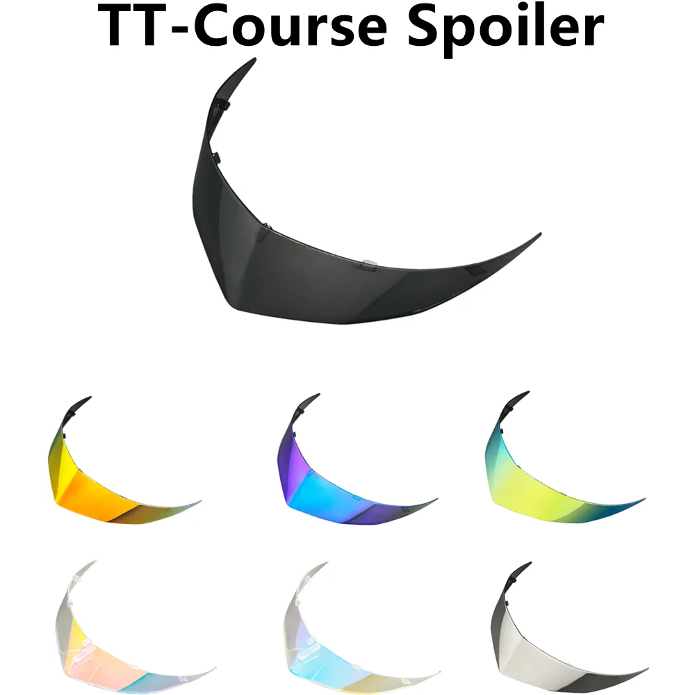 TTC Rear Spoiler for KYT TT Course,TT REVO Helmet Rear Wing Rear Helmet Diffuser Motorcycle Helmet Accessories