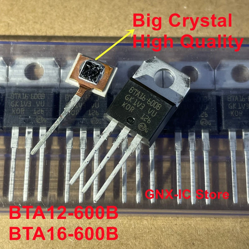 10PCS/Lot 100% Real Original New BTA16-600B BTA12-600B BTA12 BTA16 600B 6008 BTA16600B BTA12600B BTA16-600BRG BTA12-600BRG