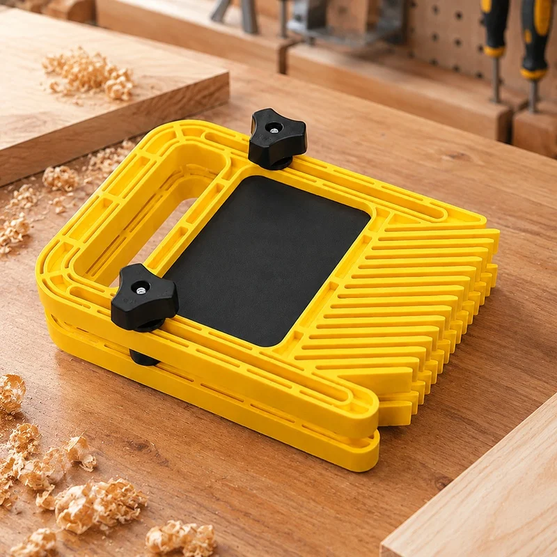 Woodworking Featherboard Pair with Miter Gauge Slot for Enhanced Safety on Table Saws and Engravers