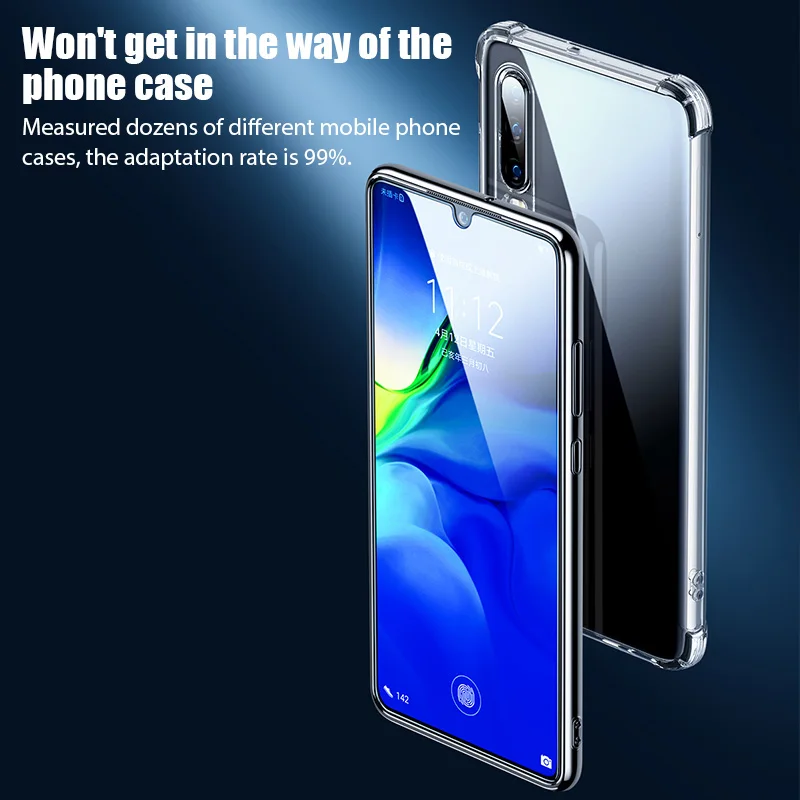 Protetor de Tela de Vidro Temperado para Huawei, P30 Pro, P20, P40, Mate 20 Lite, P Smart Z, Honor 50, 20, 10 Lite, X8, 9X, 2019, 2021, 4 peças