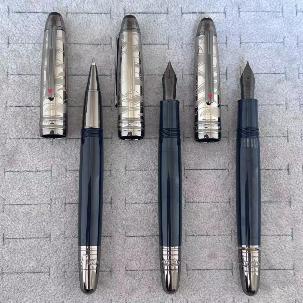 

26 Premium Fountain Pens Luxury Metal Ballpoint Pen for Business Office Signature Daily Writing Student Exam Pen High Grade Gift