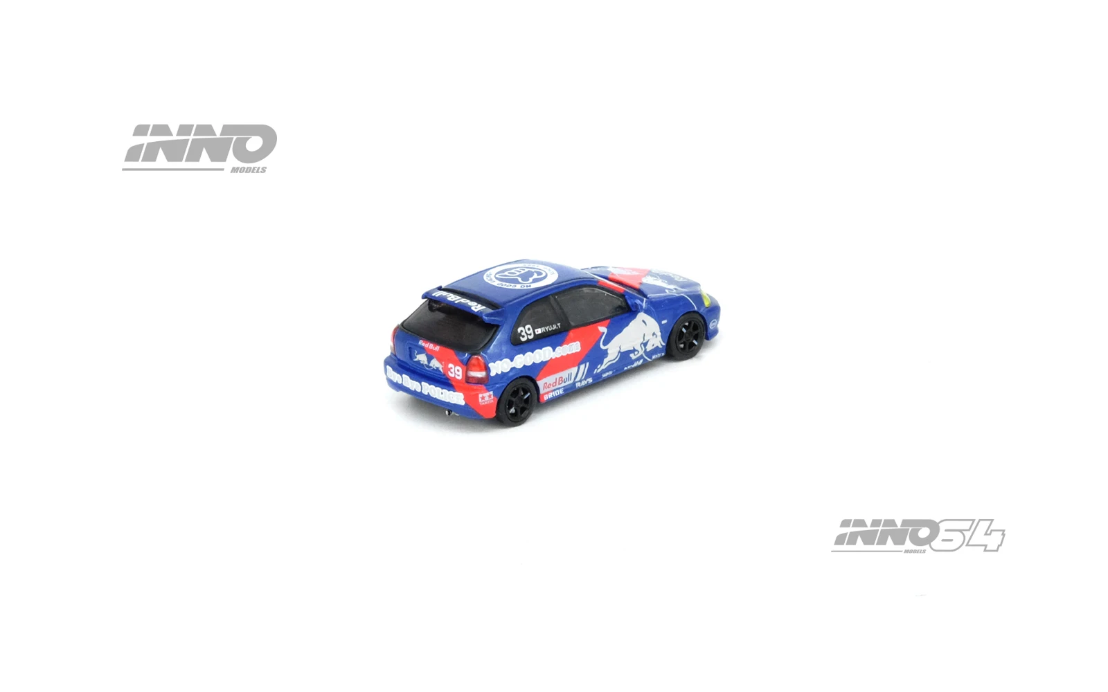 In Stock INNO 1:64 CIVIC Type-R EK9 NO GOOD alloy car model