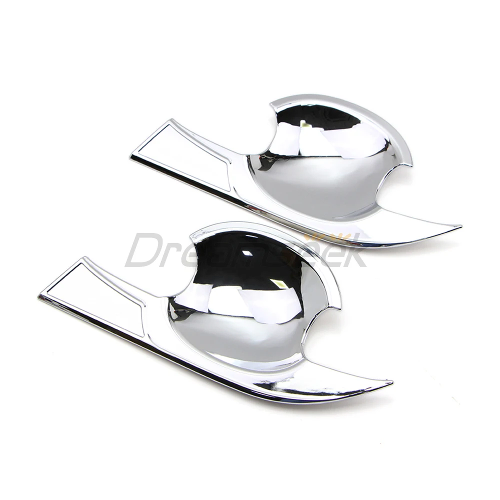 For Nissan X-Trail Rogue T33 2021+ Car Exterior Door Handle Bowl Cup Cover ABS Chrome/Carbon Fiber Style Molding Trim 4PCs