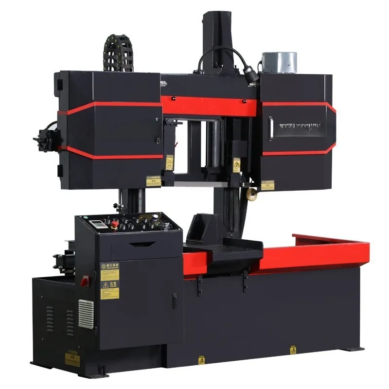 Metal machine gear reducer, stainless steel copper hydraulic semi-automatic horizontal band sawing machine