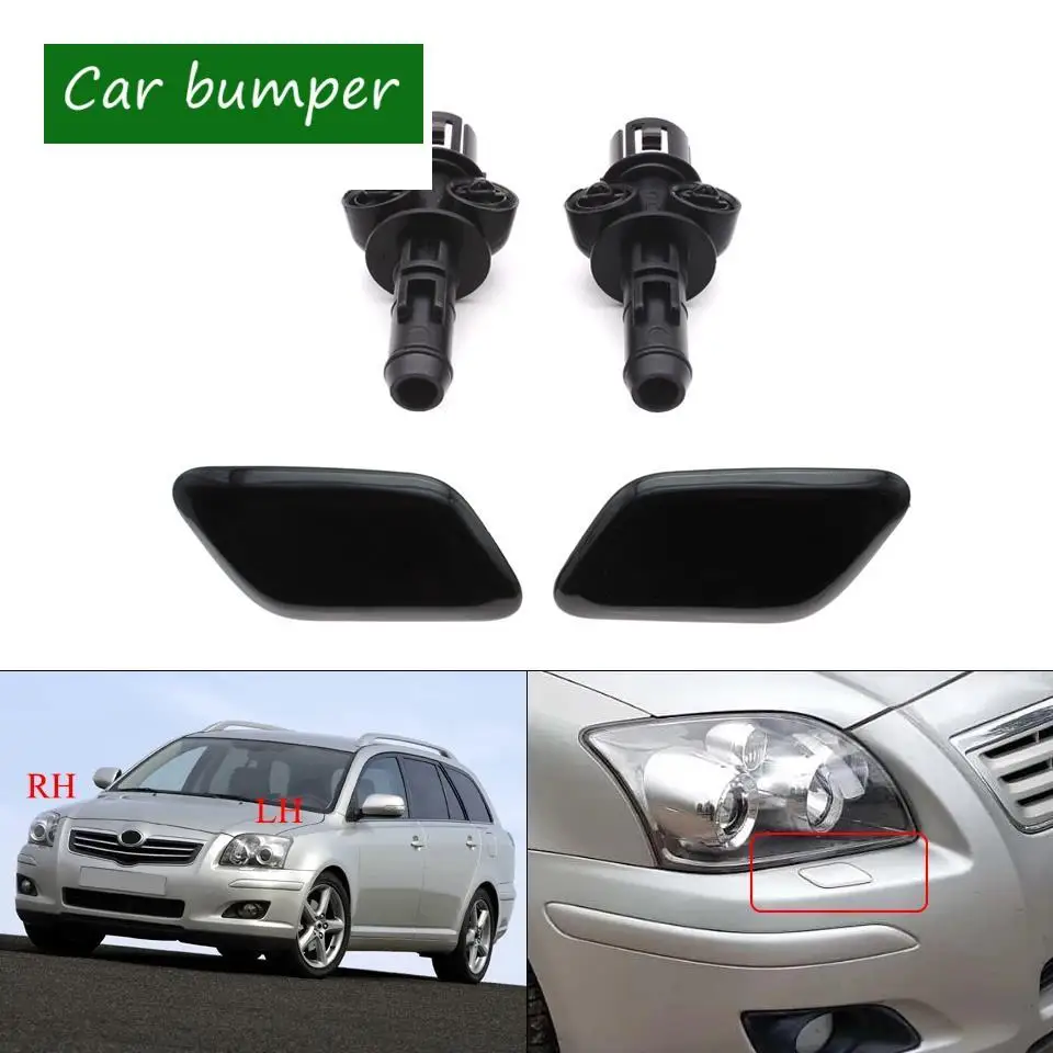 

Для Toyota AVENSIS T25 2006 2007 2008, передний бампер, омыватель фар, ремонтная насадка, очистка фар, распылитель воды, струйная крышка
