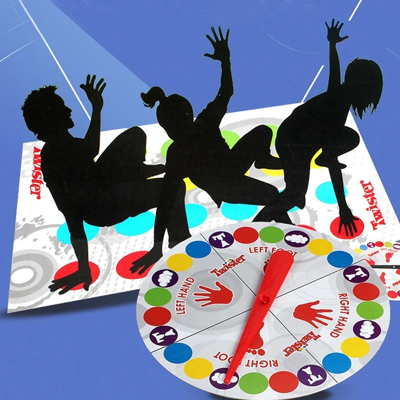 Caldo nuovo tipo di gioco interattivo genitore-figlio Body Tap divertente Twister il gioco classico con 2 più movimenti giochi per feste in famiglia