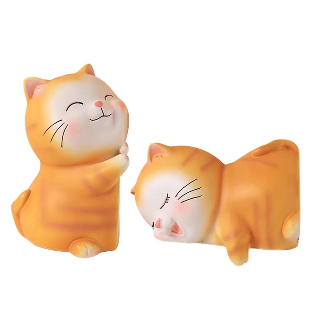 

Cat Tree for Indoor Cats Bookend Ornaments Decorative Blankets Desktop Office Bookends