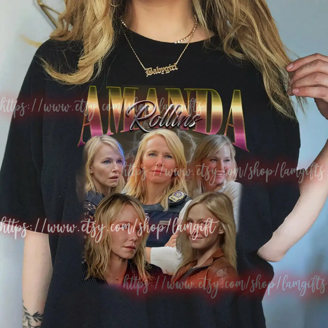 Amanda Rollins T-shirt Amanda Rollins Sweatshirts 90s Amanda Rollins Hoodies Amanda Rollins Gifts Amanda Rollins Kelli Giddish 9