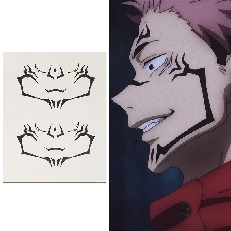 Cosxin itadori cosplay costume Anime Jujutsu Kaisen Yuji Uniform Wig Tattoo Stickers Suit Halloween Adult