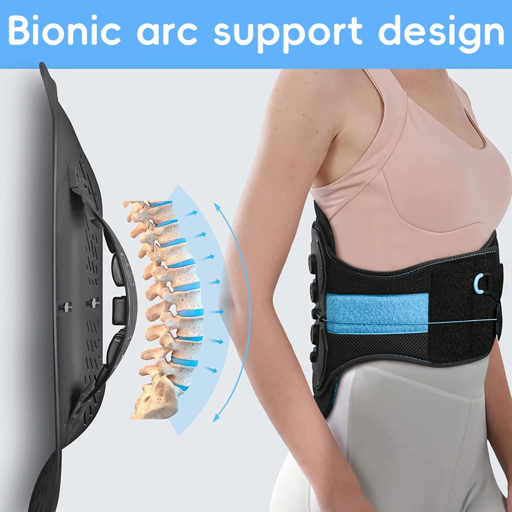 نايلون مستقيم الظهر هدفين لتخفيف الآلام الجبيرة دعم للكسور الصدرية Lumbor الجنف التضحية حزام تدليك الخصر #6