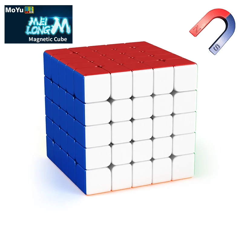 MOYU Meilong M Magnetic Magic Cube 5X5 Professional Speedcube 5x5x5 Speed Puzzle Children's Toy