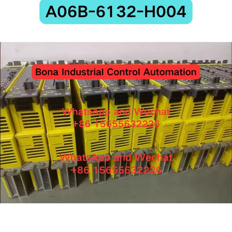 Used OEM disassembled parts A06B-6132-H004 Driver Functional test OK Quick delivery