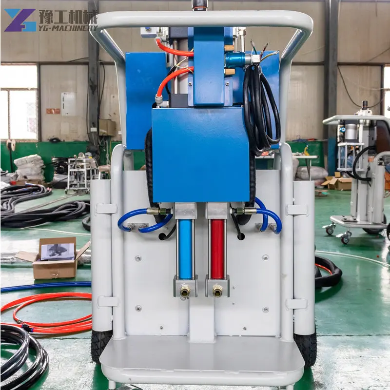 Polyurea Polyurethane Spraying Machine Pneumatic Two-component Materials Sprayer for Wall Insulation Basement Waterproofing A25