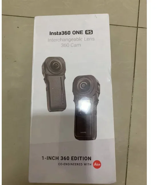 Insta360 ONE RS용 스포츠 카메라, 360 몰입형 6K 360 비디오, 21MP 360 포토, 듀얼 1 인치 센서