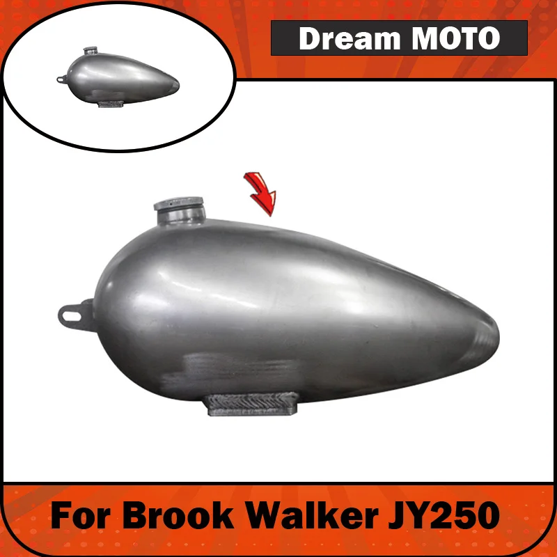 【Premium】For Brook Walker JY250 custom 7L retro waterdrop fuel tank motorcycle retro fuel tank repainting