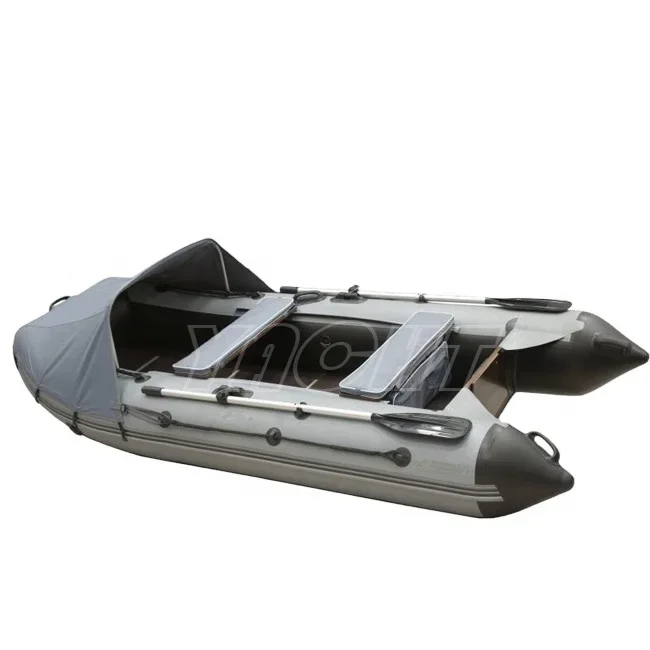 Water Sport 12ft 360cm 5person Aluminum Floor Foldable Inflatable Rowing Boats