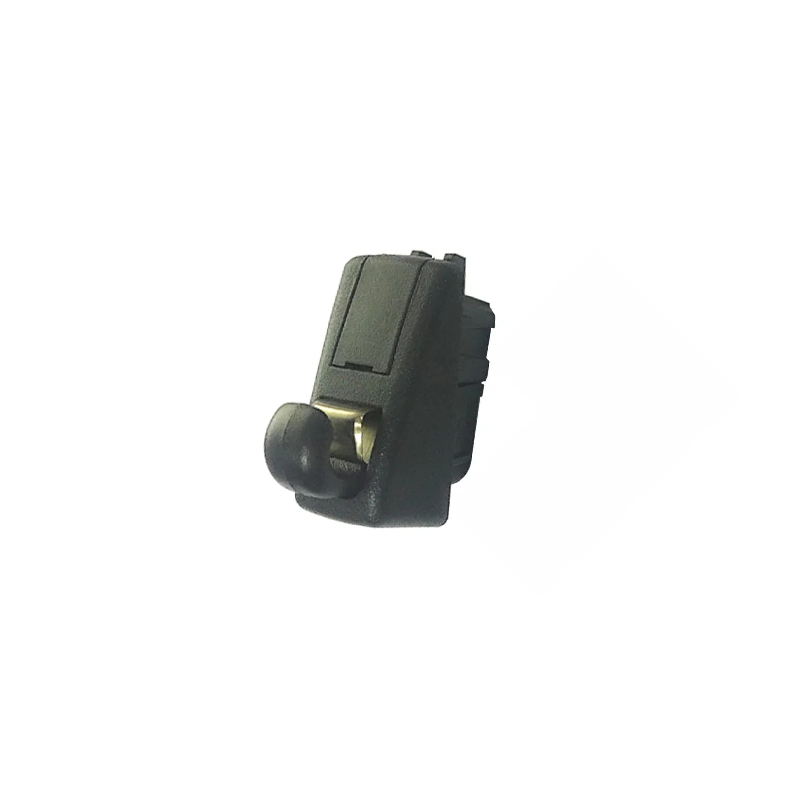 Efficiently Designed Black Sun Visor Gray Clip Hook made for Macan vehicles built between the years of 2015 and 2021