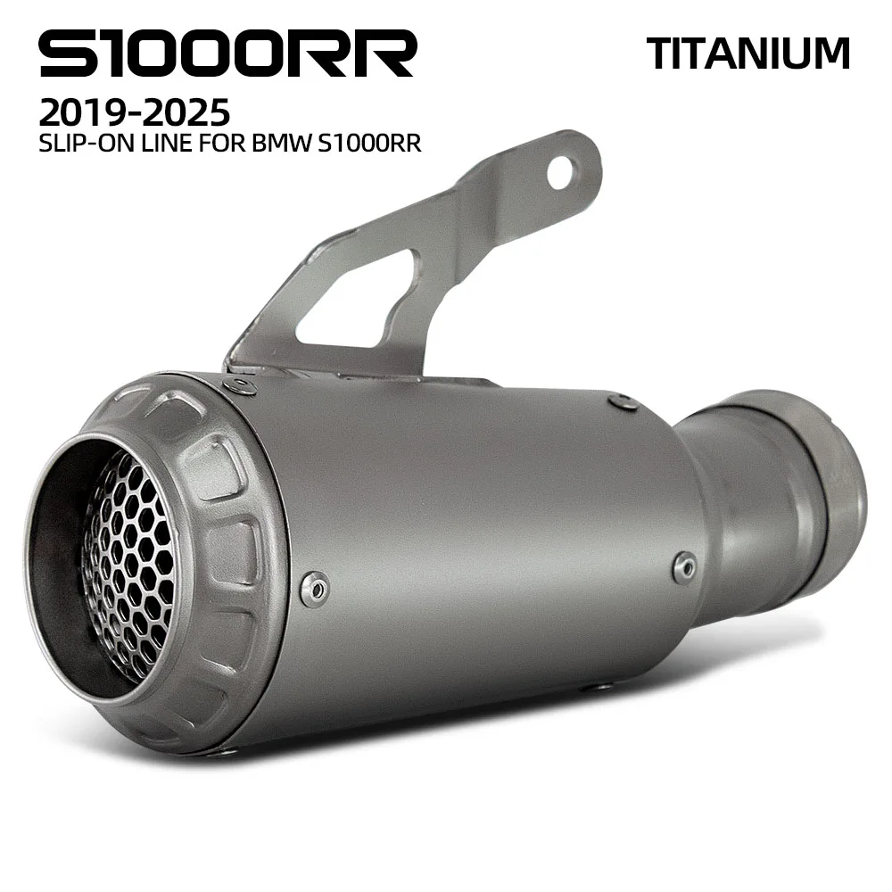 Motorcycle Exhaust Modify For BMW M1000RR M1000R S1000RR S1000R 2019-2025 Slip on Line Titanium Escape S-B10SO11-CBT Muffler