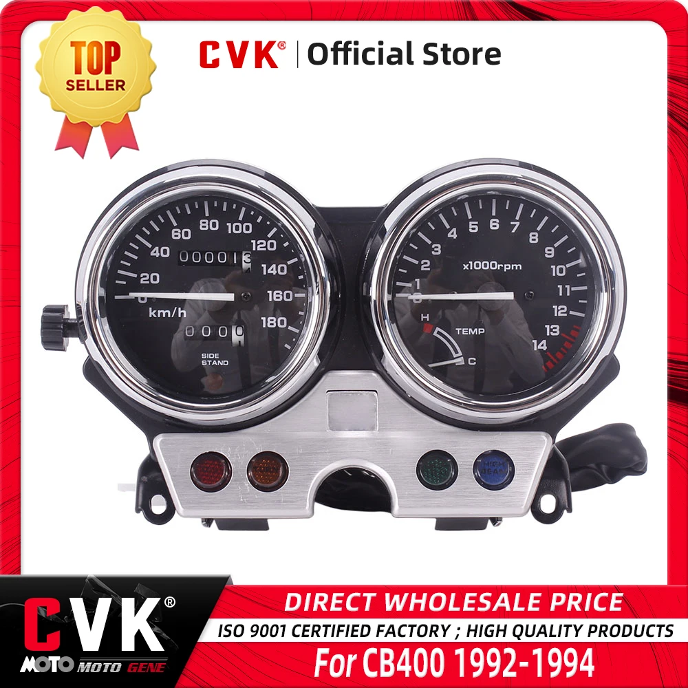 CVK Instrument Assembly Gauges Meter Cluster Speedometer Odometer Tachometer For HONDA CB400 1992 1993 1994 CB400SF NC31 92-94