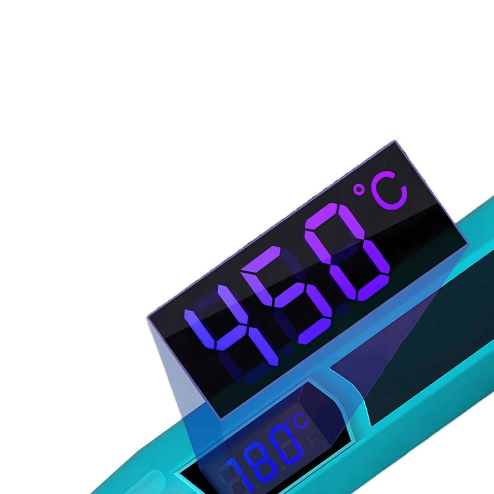 On-the-go Repair Green USB Soldering Iron Soldering Real-time Temperature Readings Precise Temperature Adjustment