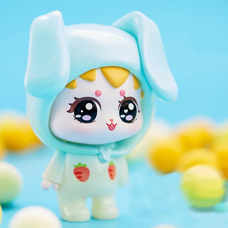 Original Kibbi Hood Cosplay Series Blind Box Confirm Style Cute Anime Figure Tide Play Model Ornament Kids Toy Collectible