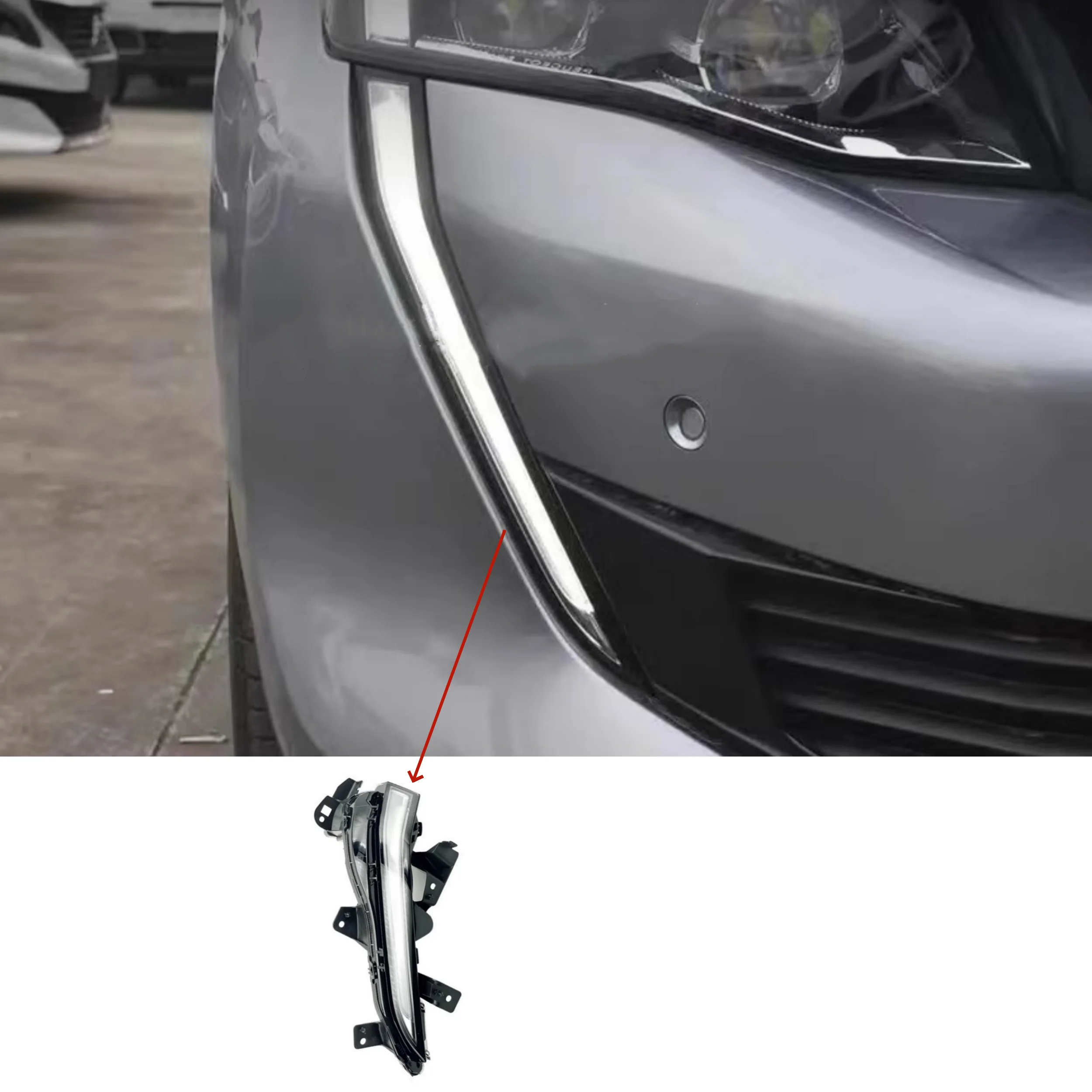 

LED Daytime Running Light Daylight for Peugeot 508L DRL Turn signal Car Accessories
