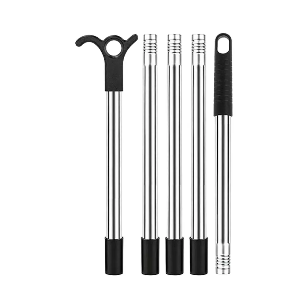 For Skylight Opener Pole 2m Telescopic Stainless Steel Tool for Roof For Windows Manual Ground Level Operation