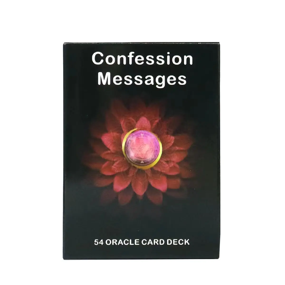 54 Pcs Cards Twin Flame Love Messages Oracle Deck, Confession of Divine Masculine or Soulmate, Secret Hidden Messages 10.4*7.3cm