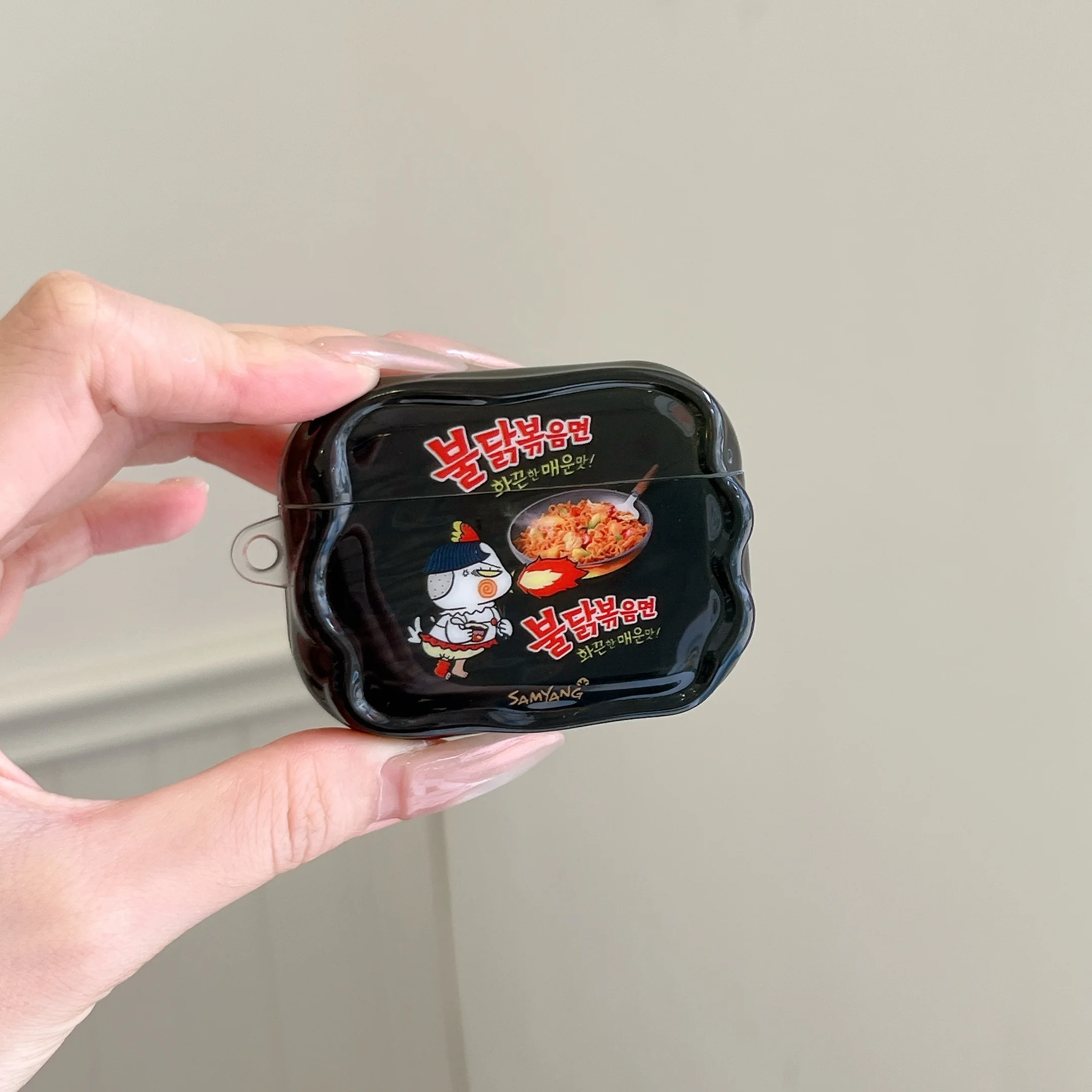 Niedliche 3D-Ramen-Instant-Nudeln-Kopfhörerhülle für AirPods 1 2 3 4 Pro Pro2 Pro3 Lustige Lebensmittel-Silikon-Schutzhülle Stoßfest